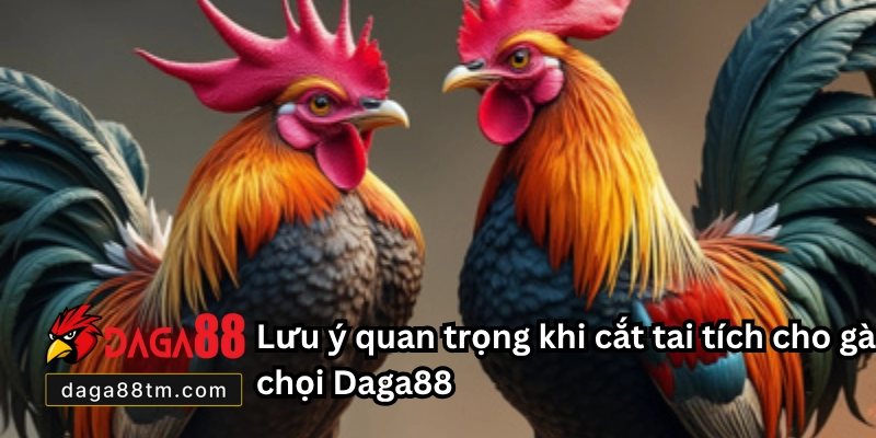Cắt Tai Tích Cho Gà Chọi